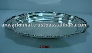 Bandejas Redondas de Latón Estilo Americano para Servir en Hoteles, Hogares y Restaurantes - Product Image 2