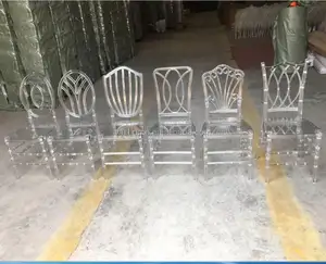 New model clear PC resin wedding chairs