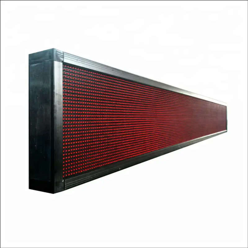 Professionele Led Display Fabrikant Aangepaste Grootte Grote/Kleine Digitale Enkele Kleur P10 Led Display Screen