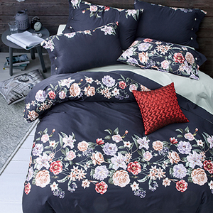 KOSMOS ropa de <span class=keywords><strong>cama</strong></span> 300 t de impresión al por mayor de la hoja de <span class=keywords><strong>cama</strong></span> de algodón impreso juego de funda Nórdica - Product Image 1