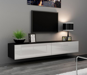 New Design Modern Simple UV High Gloss <strong>TV</strong> Stand LED Light <strong>TV</strong> <strong>Wall</strong> <strong>Cabinet</strong> Units Designs Wood <strong>TV</strong> <strong>Cabinet</strong> - Product Image 6