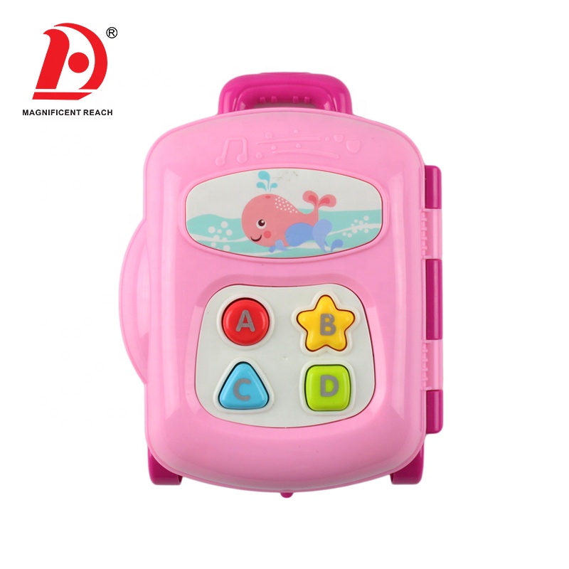 HUADA 2021 работающий от батареи светящийся музыкальный мини-игрушечный чемодан для детей ролевая игра