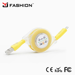 Nhà sản xuất giá tốt thông minh <span class=keywords><strong>100</strong></span> <span class=keywords><strong>CM</strong></span> Có Thể Thu Vào Smiley Face LED <span class=keywords><strong>USB</strong></span> <span class=keywords><strong>Sync</strong></span> Sạc Cáp Dữ Liệu - Product Image 5