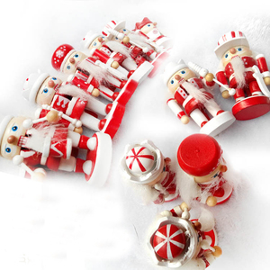 Fqfq — décoration de noël pour enfants, jouet pour enfants, <span class=keywords><strong>casse</strong></span>-noisette <span class=keywords><strong>industriel</strong></span> en bois - Product Image 2