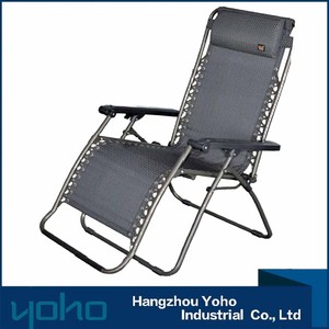 Silla <span class=keywords><strong>reclinable</strong></span> plegable jardín <span class=keywords><strong>tumbona</strong></span> Deluxe 2x1 negro textoline infinito gravedad cero - Product Image 1
