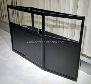 Lemari Pameran Pemasok Dapat Dilipat Modular Aluminium, Lemari Lipat untuk Penghitung <span class=keywords><strong>Display</strong></span> Tradeshow Acara