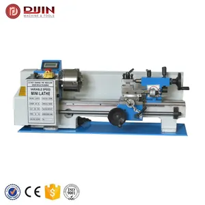 Mini Torno De Metal 7x14 Precisão Velocidade Variável 2500 RPM 550W 32mm Furado Mini Torno Máquina 0618