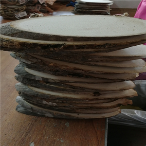 Tranches de bois de bouleau en vrac avec écorce, faites à la main et polies, formes et tailles variées, personnalisables avec logos/images, pour la décoration intérieure DIY et les cadeaux - Product Image 4