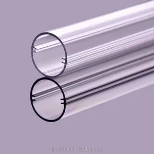 Tubo acrílico de fundición redonda transparente, aislante eléctrico de alta potencia