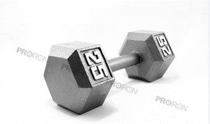 Sports Goods, crossfit cast iron painted hexagonal dumbbell, weight gym - Product Image 2