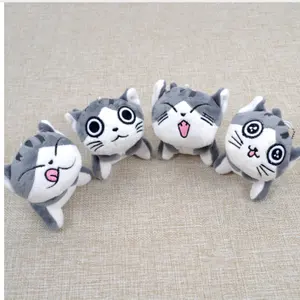 Livraison directe chat <span class=keywords><strong>Super</strong></span> mignon assis peluche jouets en peluche Bouquet cadeau doux peluche chat poupées mignon chat porte-clés peluche jouet - Product Image 1