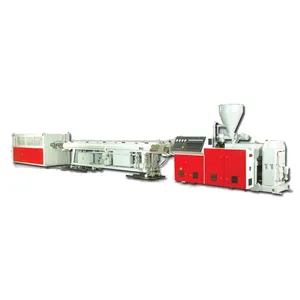 PVC Series Twin Pipe Extruding Machinery Extruding Line