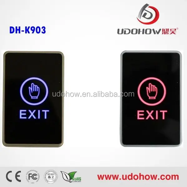 2023 High-end Sale Access Control Smart Exit Finger Touch Door Release Button