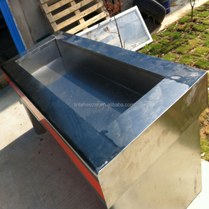 Lintee paslanmaz çelik buz taze balık soğutmalı masa üstü balık deniz ürünleri ekran soğutucu - Product Image 4