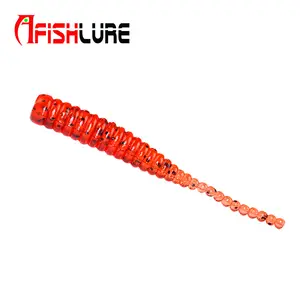  Afishlure Lokken Rechte Staart Worm AR33 38Mm 0.36G Wortel Vissen Zacht Aas