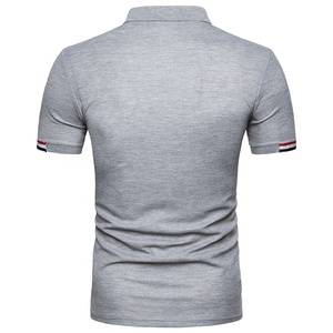 All'ingrosso abbigliamento estivo personalizzato per gli uomini t-shirt in cotone bianco a maniche corte t-shirt <span class=keywords><strong>Polo</strong></span> Pour Homme <span class=keywords><strong>1</strong></span>/4 Zip Pullover <span class=keywords><strong>Golf</strong></span> - Product Image 6