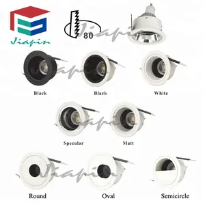 עגול/סגלגל/חצי עיגול שקוע MR16 downlight דיור GU10 אור קבועה downlight מודול עבור מיטת חדר אמבטיה