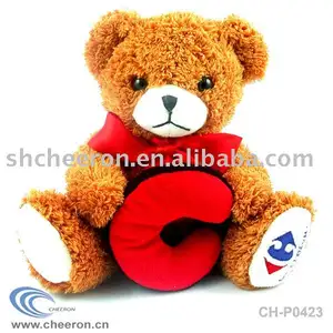 Carrefour Bear,Shopping Mall Promotion Bear,Supermarket Plush Toy