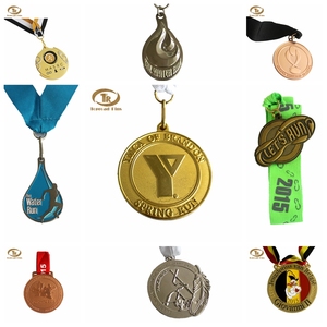 Promozione a buon mercato in metallo personalizzati sport medaglie con nastro - Product Image 4