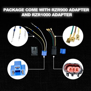 Vente chaude UTV/ATV 12 V IP68 Automobile <span class=keywords><strong>Noir</strong></span> LED Phares Offroad Kit de Conversion - Product Image 5