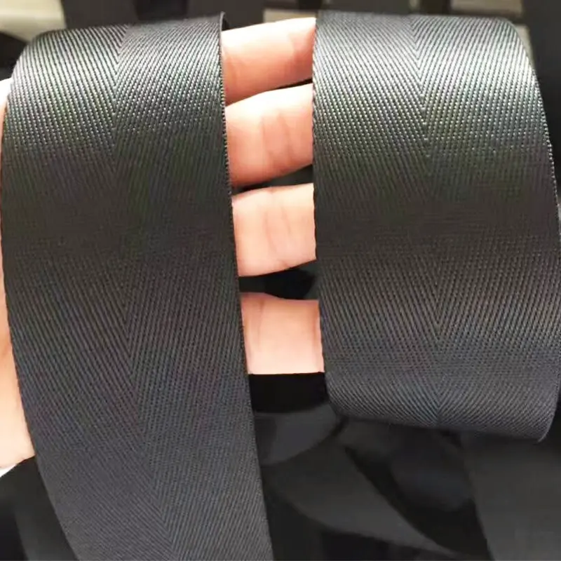 ZONESIN Webbing Roll Tape Wholesale 1'' 1.5'' 2'' Heavy Duty Herringbone Nylon Sustainable Men Band Shoes Nylon Elastic Bra