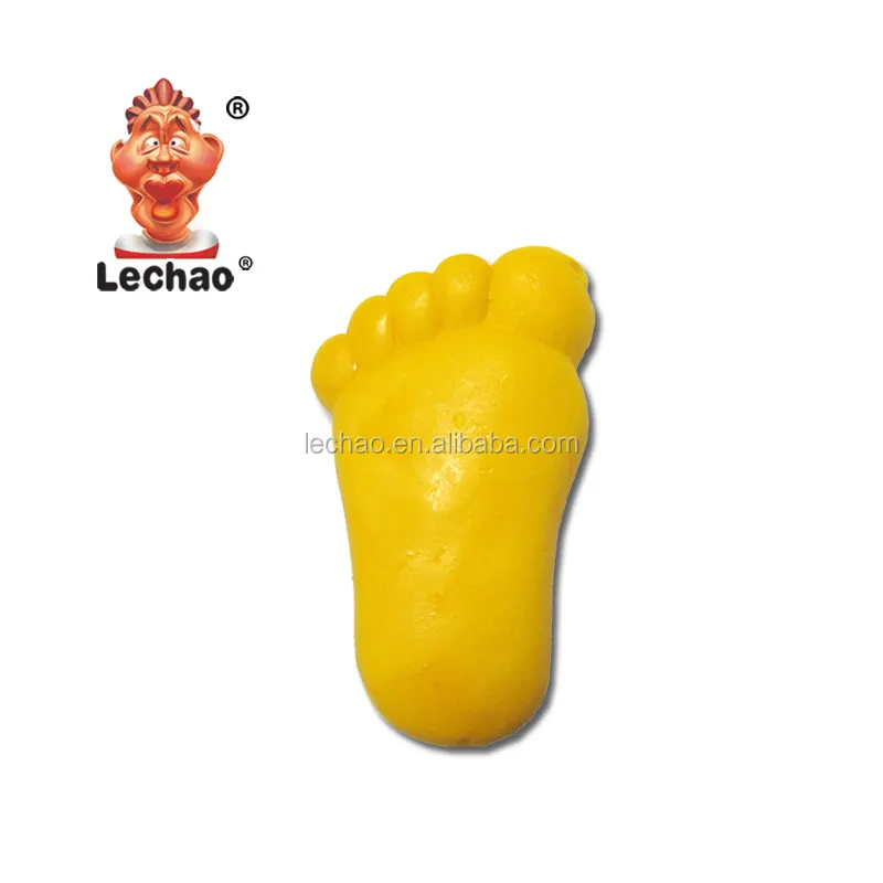 Feet Shape gummy candy chewing fruit jelly candy bulk halal body parts candy