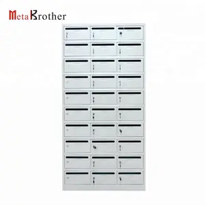 China Leverancier Moderne Appartement/Kantoor Staal Mailbox Brief Post Box Mailbox