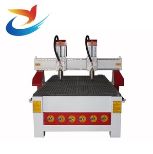 Nouvelle machine de gravure CNC à broche unique <span class=keywords><strong>3KW</strong></span> à refroidissement par eau avec moteur pour la sculpture sur bois dur et structure en acier, contrôle DSP - Product Image 1