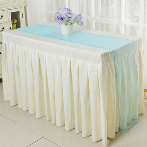 Bán buôn fancy wedding <span class=keywords><strong>sheer</strong></span> <span class=keywords><strong>organza</strong></span> bàn ăn <span class=keywords><strong>runner</strong></span> - Product Image 2