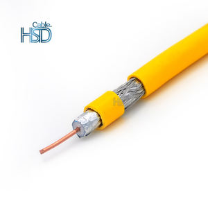 Cable Coaxial <span class=keywords><strong>Rg58c</strong></span>/<span class=keywords><strong>u</strong></span> Rg59/<span class=keywords><strong>u</strong></span> Dollar General para TV en Antena, Barra de Sonido HD, Especificaciones Subterráneas, Amarillo con Cable de Tierra - Product Image 2