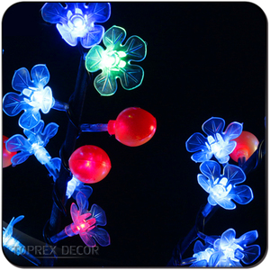 Trang trí chiếu sáng ngoài trời giáng sinh LED bên ngoài trang trí ánh sáng khuyến mại kiến trúc mô hình quy mô cây ăn quả cây táo - Product Image 6