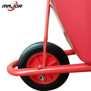 20L व्हील बैरो ट्राली निर्माण wheelbarrow बगीचा गाड़ी के साथ एकल पहिया - Product Image 3