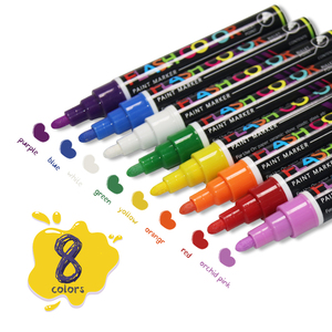 Marcador acrílico <span class=keywords><strong>de</strong></span> fábrica, <span class=keywords><strong>rotuladores</strong></span> <span class=keywords><strong>de</strong></span> pintura acrílica permanente a base <span class=keywords><strong>de</strong></span> <span class=keywords><strong>agua</strong></span>, bolígrafo <span class=keywords><strong>para</strong></span> vidrio, metal, piedra, pintura artística - Product Image 1