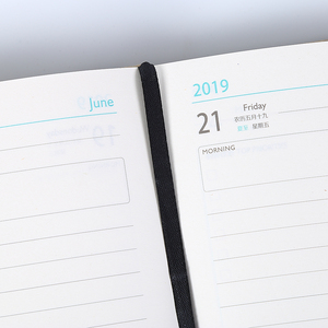 2019 A4/A5/A6 <strong>Year</strong> <strong>Planner</strong> Embossed Pu Leather Cover Agenda Organizer Journal Custom Printing Notebook Calendar - Product Image 5