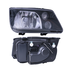 ไฟหน้า JDM สีดำ ปี 99-02 พร้อมไฟตัดหมอก สำหรับรถยนต์ <span class=keywords><strong>Volkswagen</strong></span> <span class=keywords><strong>Jetta</strong></span> ปี 1999-2002 รุ่น VW2502124/VW2503124 - Product Image 1