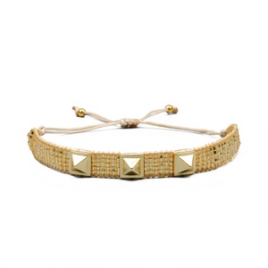 MI-B180488 Moyamiya perlé à la <span class=keywords><strong>main</strong></span> bracelet japonais miyuki perles <span class=keywords><strong>de</strong></span> rocaille bracelet pour <span class=keywords><strong>hommes</strong></span> - Product Image 1