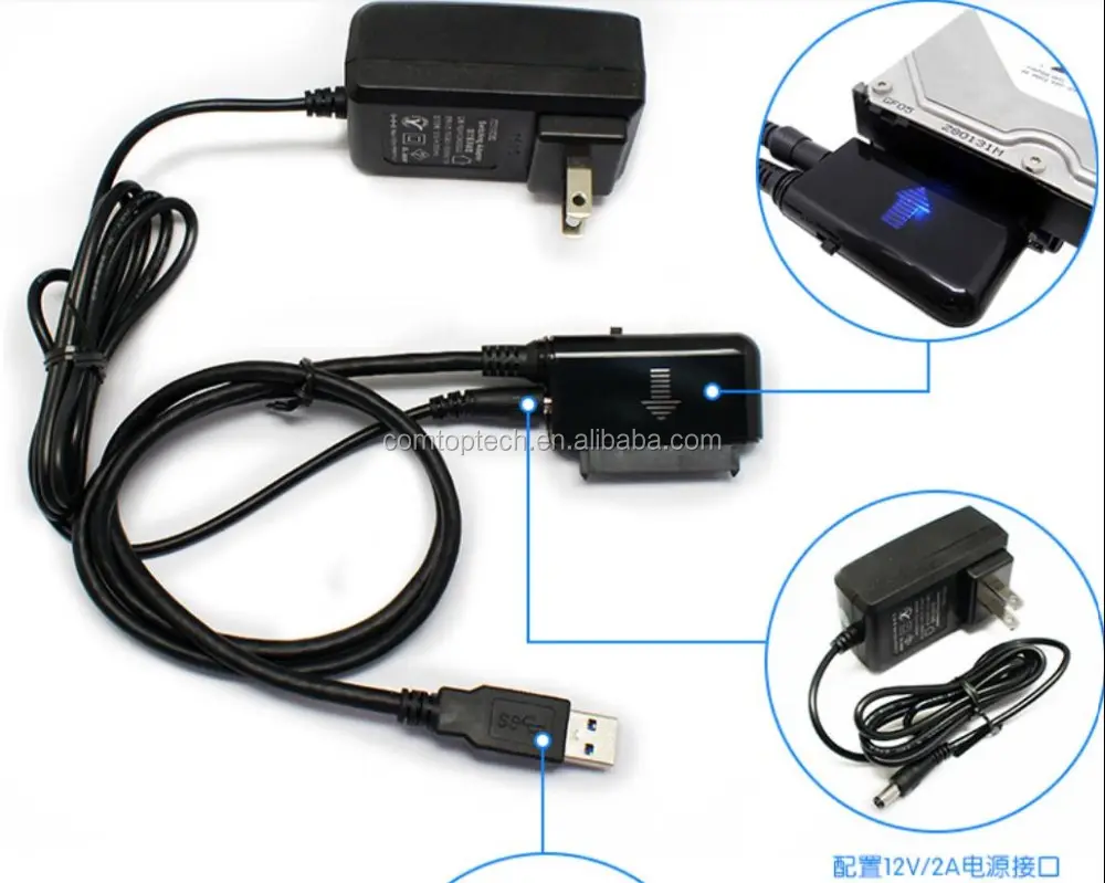 USB SATA adapter cho bên ngoài USB SATA trình điều khiển DVD và blu-ray ổ đĩa