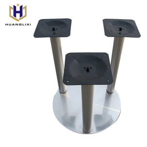 Al por mayor 3 comedor piernas MARCO DE LA MESA DE ACERO INOXIDABLE - Product Image 1