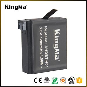 KingMa Camera Action Accessoires 1200 mAh <span class=keywords><strong>Batterie</strong></span> Au Lithium de Remplacement pour <span class=keywords><strong>GoPro</strong></span> Hero 4 <span class=keywords><strong>Batterie</strong></span> AHDBT-401 AHDBT401 - Product Image 6