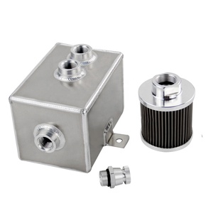 Bình Hứng Dầu Bằng Nhôm 2L Thông Dụng Kèm Vòi Xả & Ống Xả Bình Xăng Vuông 2 Ngăn Thùng Dầu Hộp Dầu PQY9492 - Product Image 1