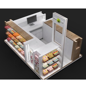 LUX-Mostrador de tienda personalizado, escaparate de exhibición de panadería Popular, 2019 - Product Image 5