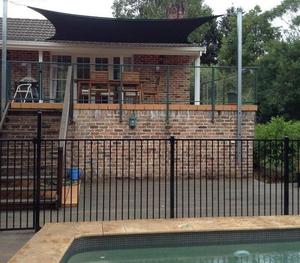 Waterproof Triangular Patio <strong>Sun</strong> Shade <strong>Sail</strong> Combination Net Awning <strong>Canopy</strong> - Product Image 3