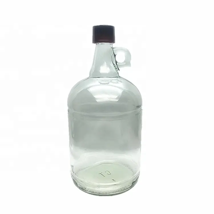 Clear 3 Liter grote glas wijn fles voor druif tonic medische drank