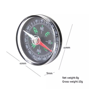 Mini <span class=keywords><strong>boussole</strong></span> ronde/<span class=keywords><strong>boussole</strong></span> de poche à remplissage de liquide, en plastique, avec <span class=keywords><strong>logo</strong></span> personnalisé, 40mm, 1 pièce - Product Image 5