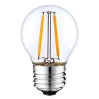 Ampoule à filament LED, garantie 2 ans, 2W 4W P45 G45, basse tension DC 3V 12V 24V, verre, 90 LED, lumières fluorescentes, tête de parapluie, dentelle