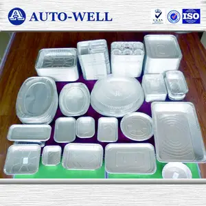 Papel de aluminio pastel pan/lámina de aluminio placas/placas de aluminio papel para hornear