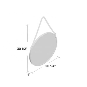 Bagno moderno Rotondo Decorativo <span class=keywords><strong>Specchio</strong></span> nero <span class=keywords><strong>con</strong></span> la <span class=keywords><strong>Corda</strong></span> - Product Image 4