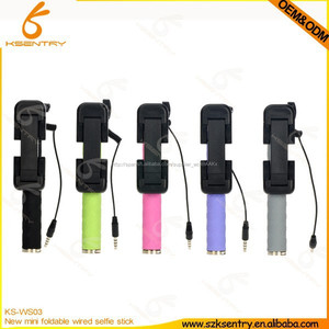 1 unid Mini extensible de mano Fold autorretrato palo soporte <span class=keywords><strong>monopie</strong></span> para el teléfono celular - Product Image 3