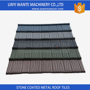 WANTE color de <span class=keywords><strong>la</strong></span> mezcla de metal azulejo teja plana, precio más bajo para baldosas de piedra de techo  - Product Image 3