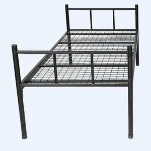 Newfield-cama individual de Metal para dormitorio escolar, cama de acero de hierro a la venta